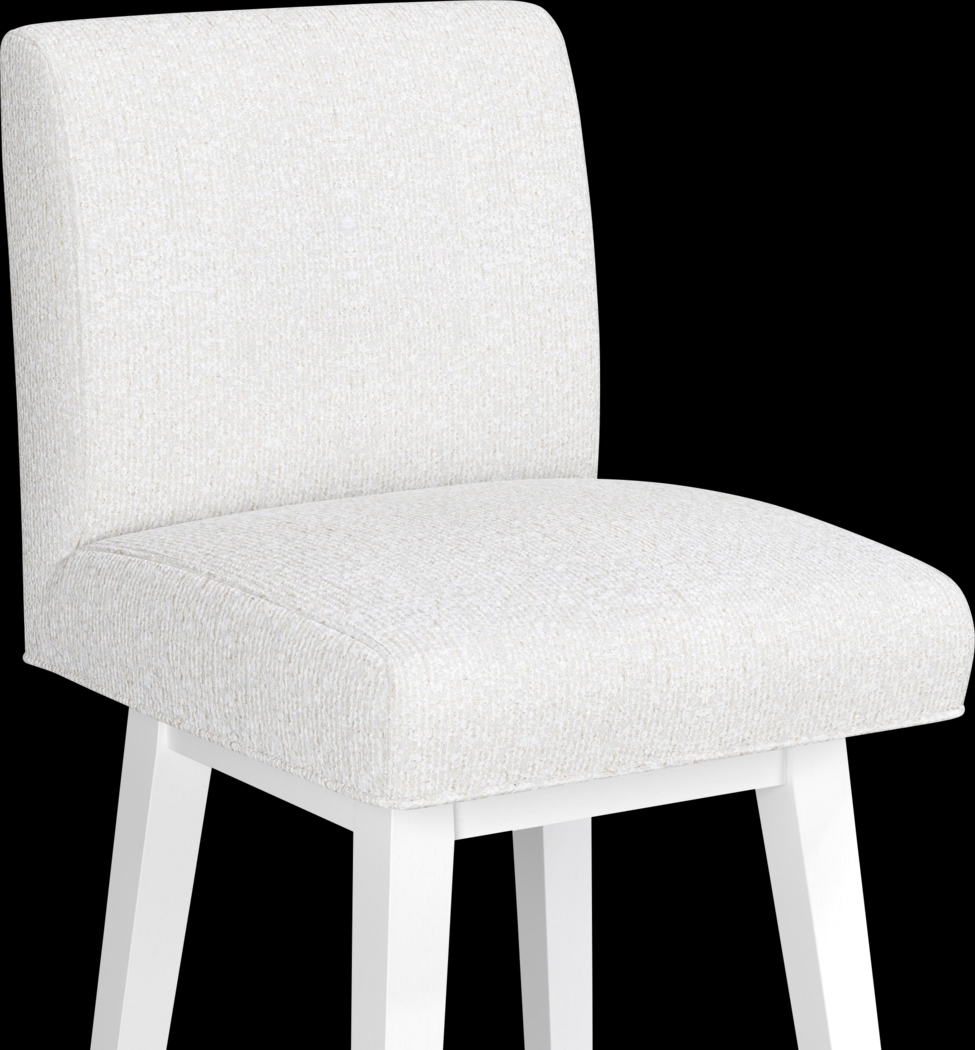 Nerton White Counter Height Adjustable Stool - Thumbnail - Image 6