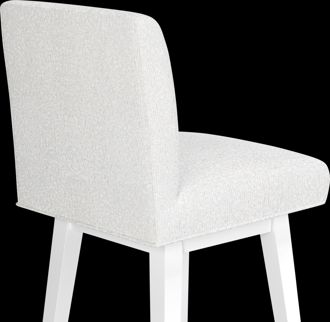 Nerton White Counter Height Adjustable Stool - Thumbnail - Image 9