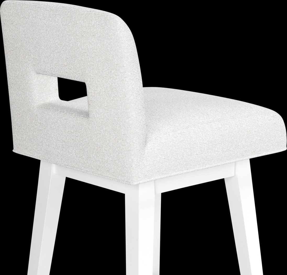 Jaek White Counter Height Adjustable Stool - Thumbnail - Image 5