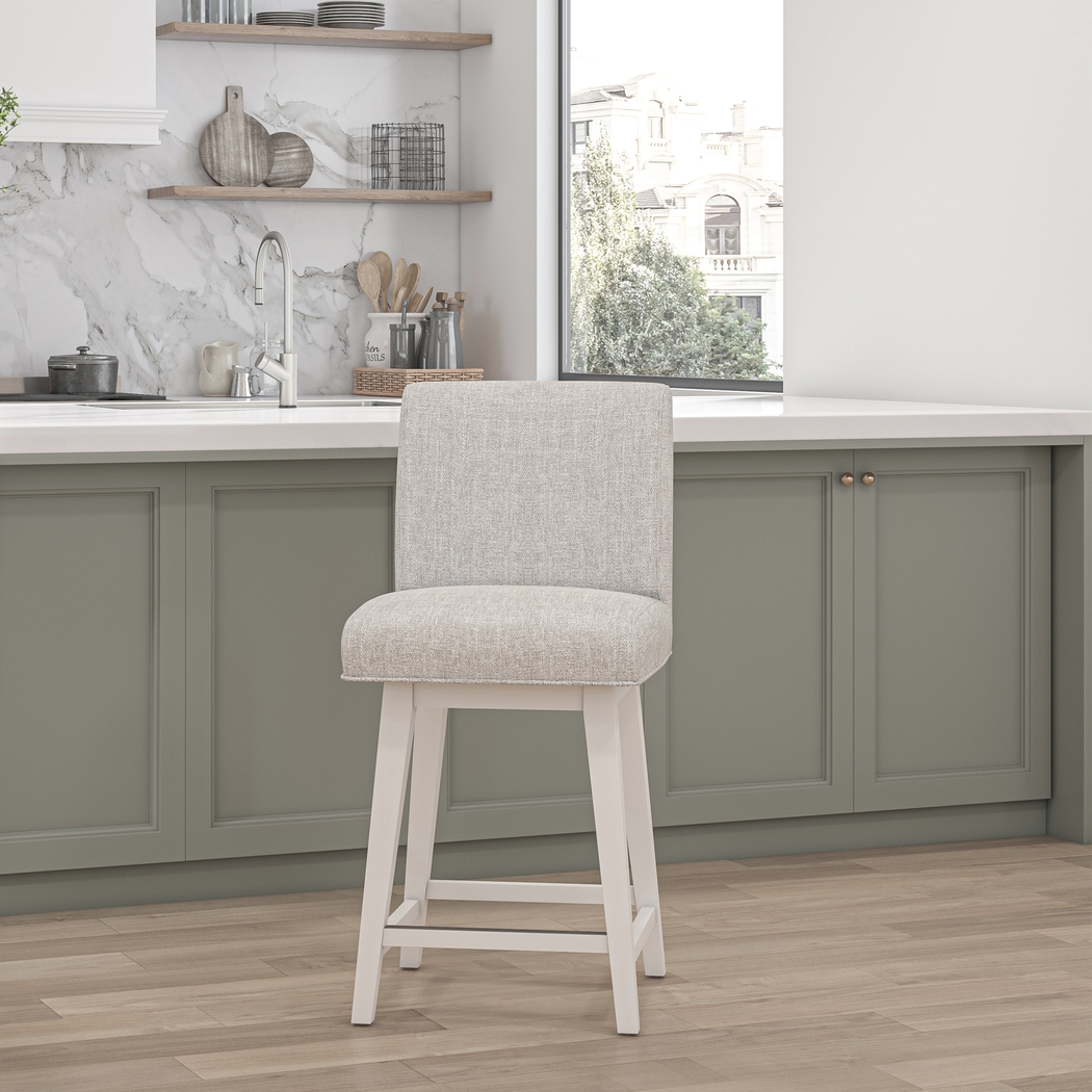 Nerton Beige Counter Height Adjustable Stool - Thumbnail - Image 2