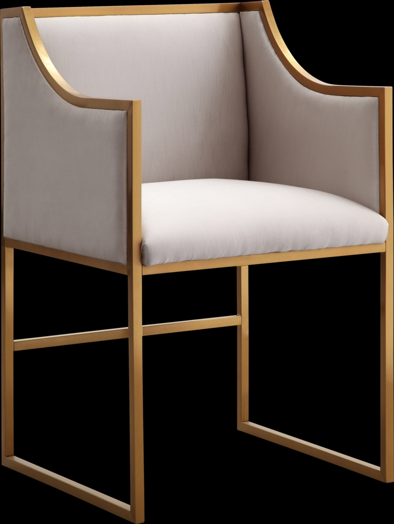 Atara Beige Accent Chair - Thumbnail - Image 1