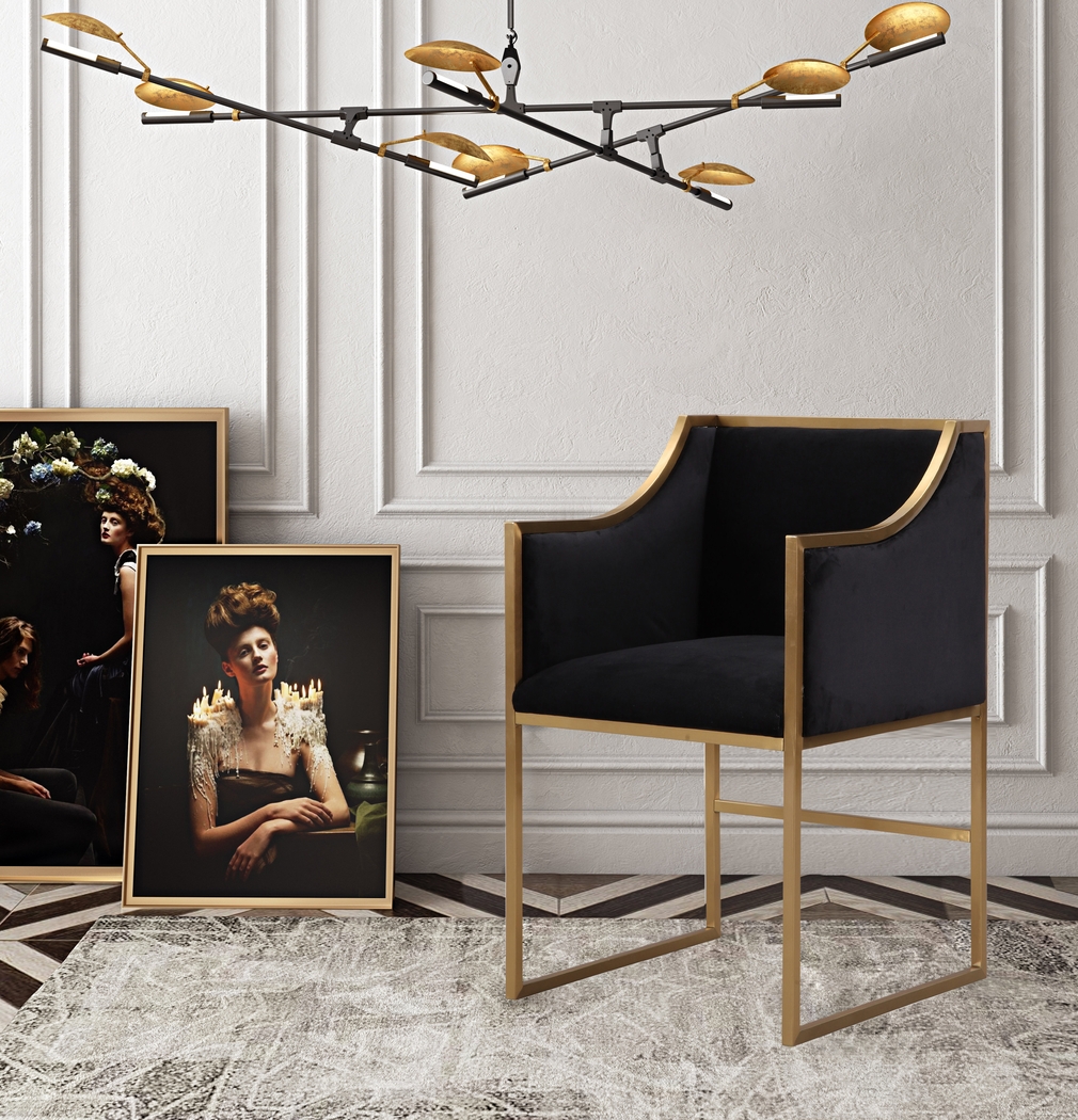 Atara Black Accent Chair - Thumbnail - Image 2