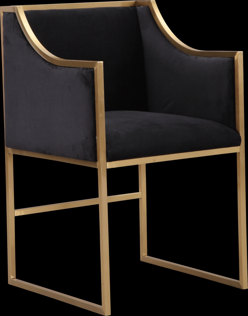 Atara Black Accent Chair - Thumbnail - Image 1