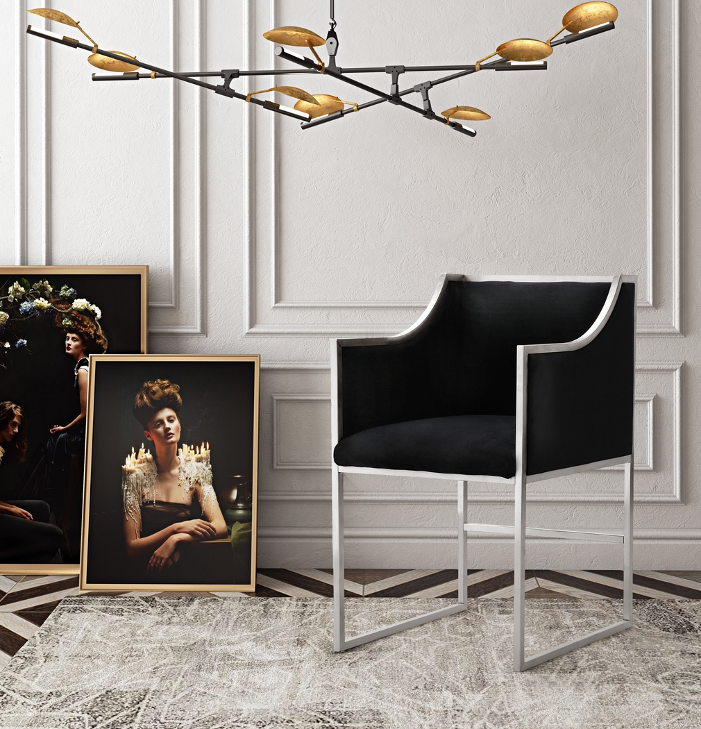 Atara Black Accent Chair - Thumbnail - Image 2