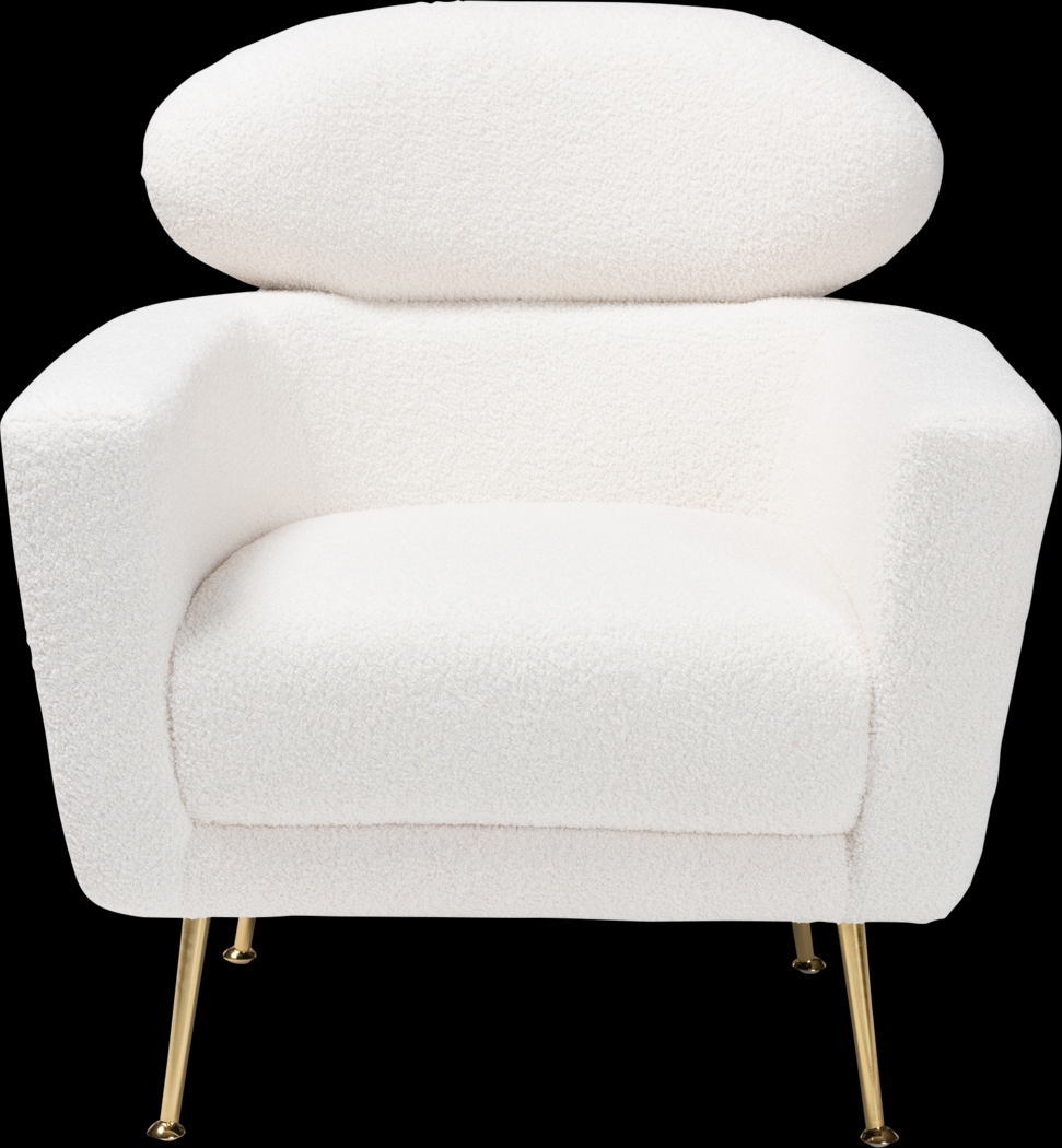 Atcheson Ivory Accent Chair - Thumbnail - Image 3