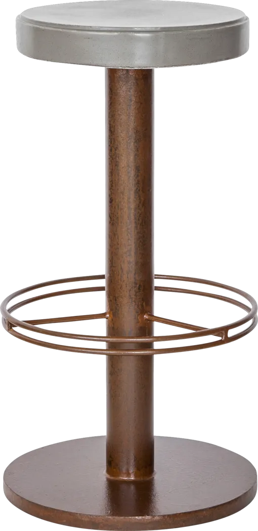 Atchison Dark Gray Outdoor Barstool - Thumbnail - Image 1