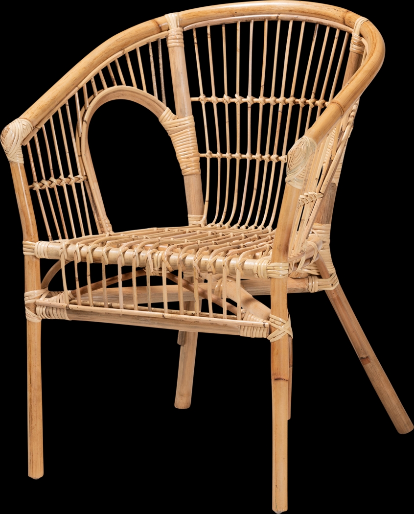 Atella Ann III Brown 3 Pc Accent Chair and End Table Set - Thumbnail - Image 3