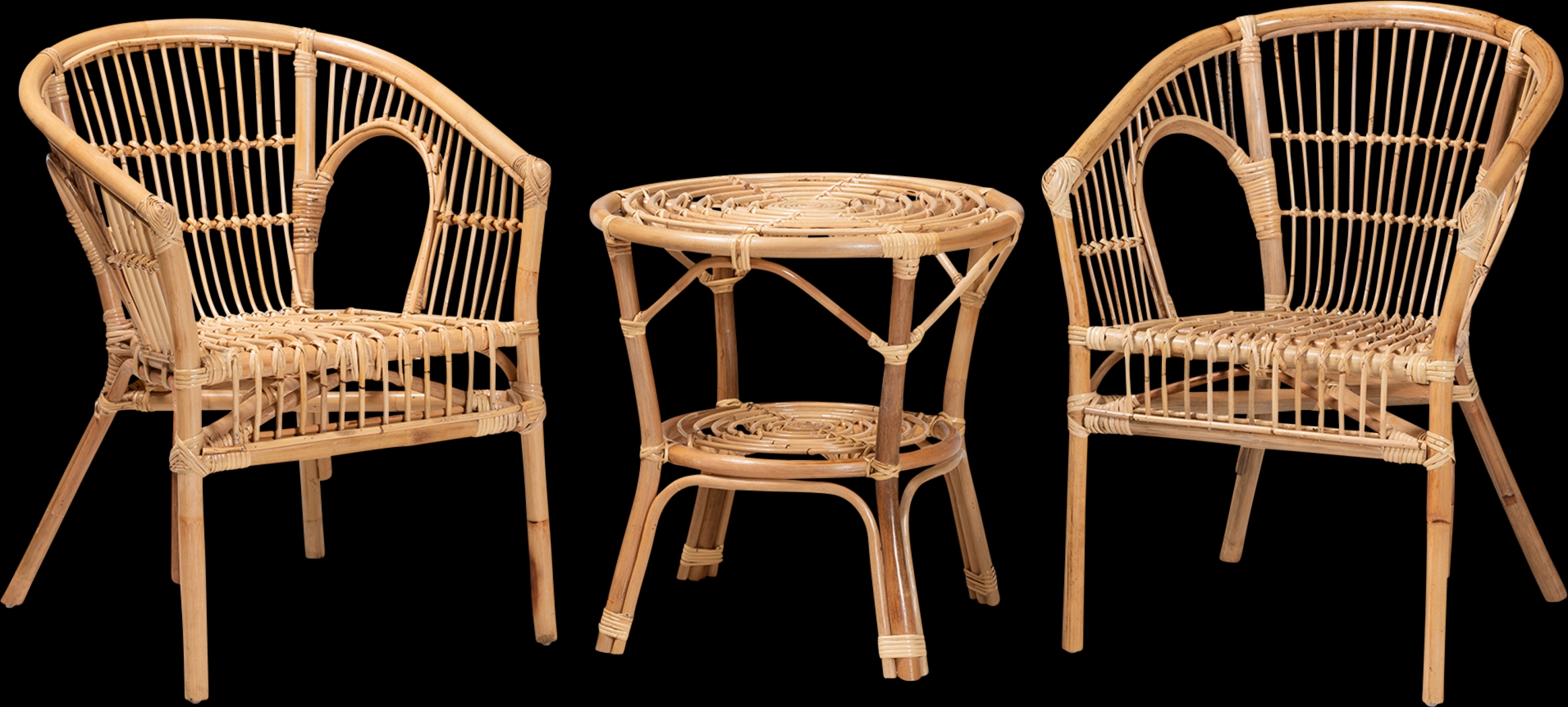 Atella Ann III Brown 3 Pc Accent Chair and End Table Set - Thumbnail - Image 1