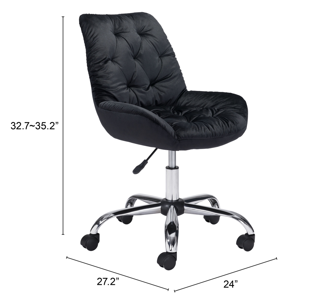 Atelle Black Office Chair - Thumbnail - Image 7