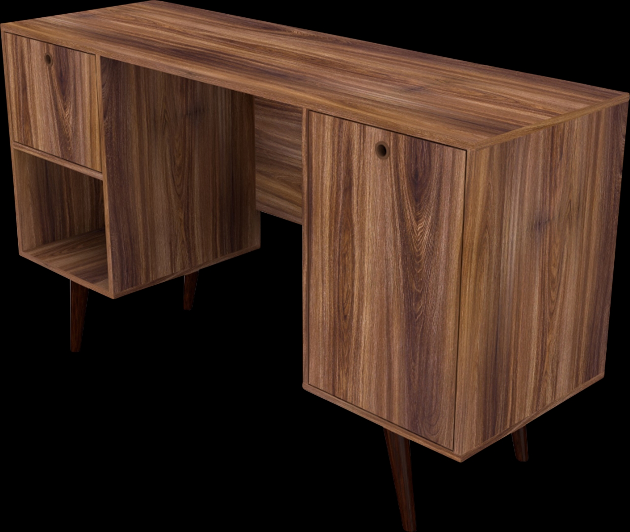 Athalee Dark Brown Desk - Thumbnail - Image 5