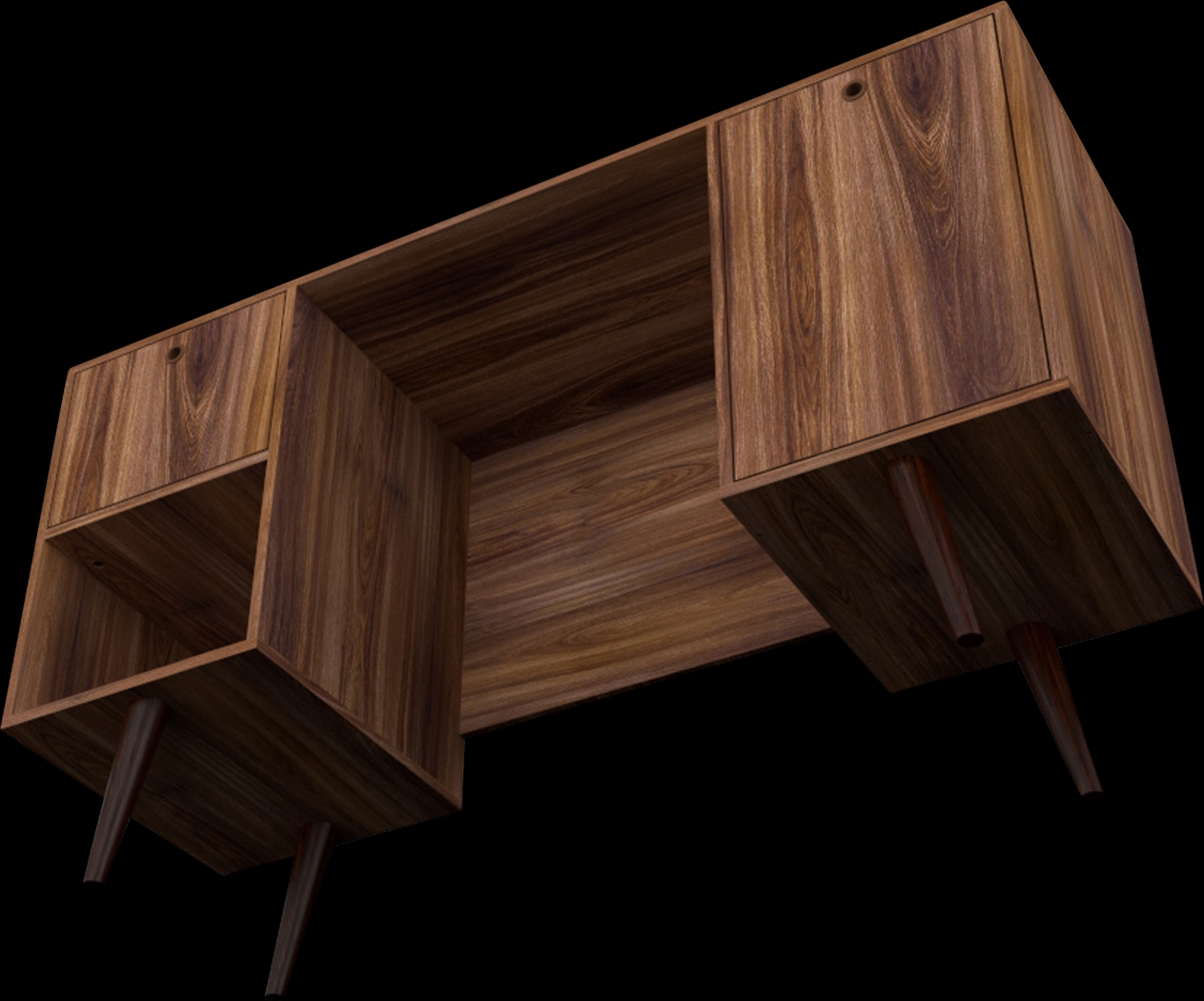 Athalee Dark Brown Desk - Thumbnail - Image 6