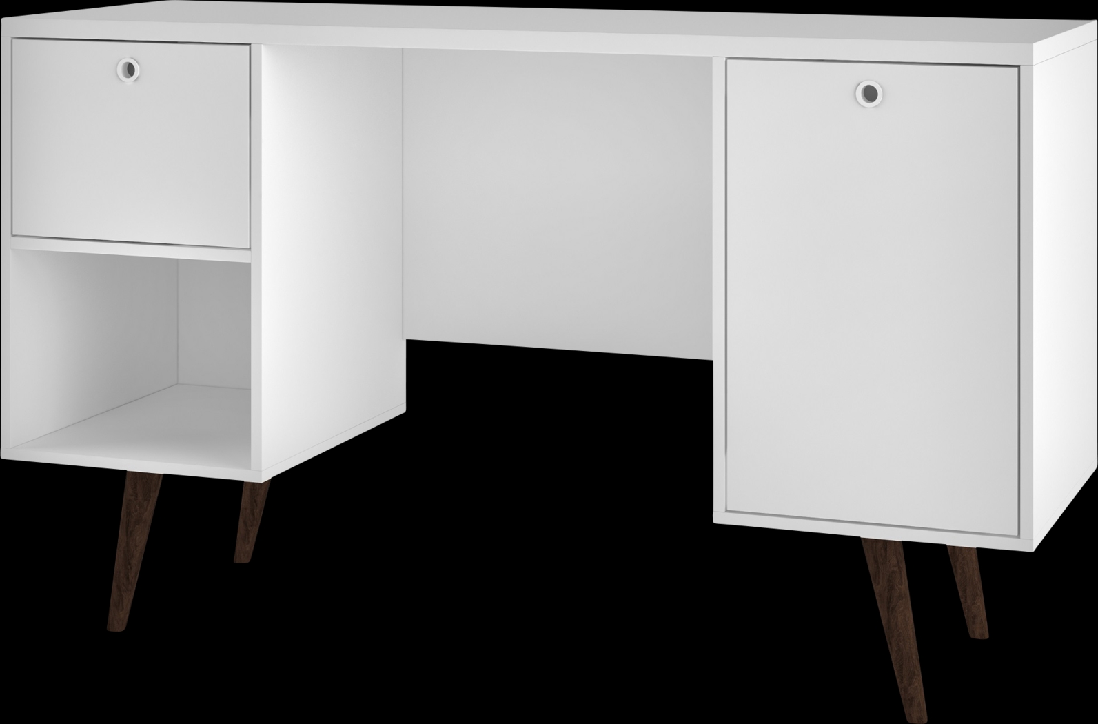 Athalee White Desk - Thumbnail - Image 1