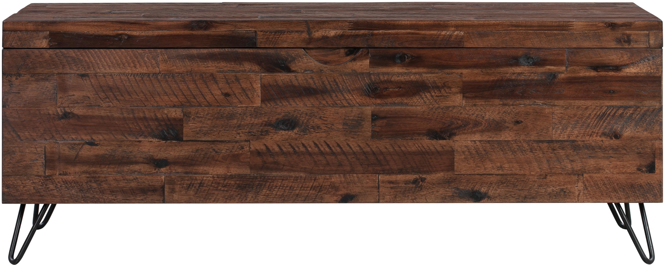 Athalien Brown Storage Bench - Thumbnail - Image 2