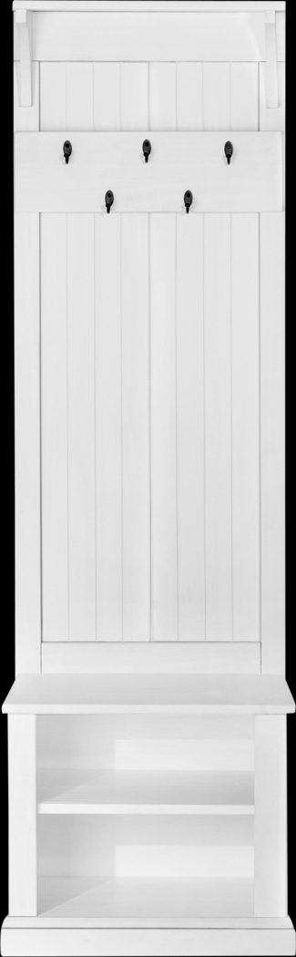 Athaniel White Hall Tree - Thumbnail - Image 1