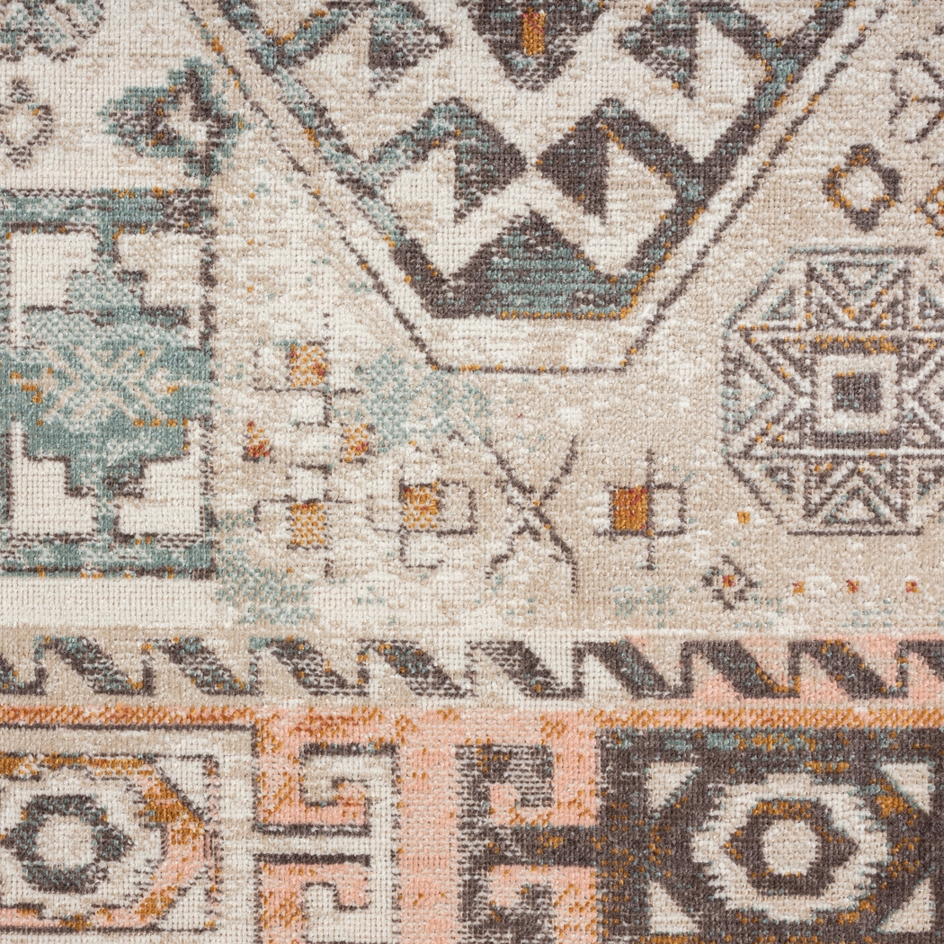 Athaton Cream/Multi 5'3 x 7'10 Indoor/Outdoor Rug - Thumbnail - Image 8