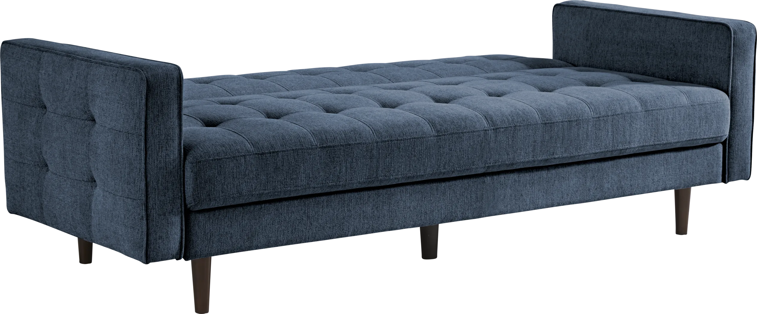 Athens Navy Convertible Sleeper Sofa - Image 11