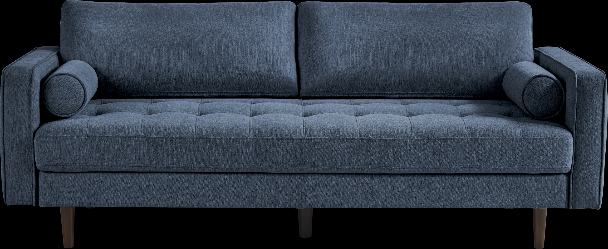 Athens Navy Convertible Sleeper Sofa - Thumbnail - Image 3