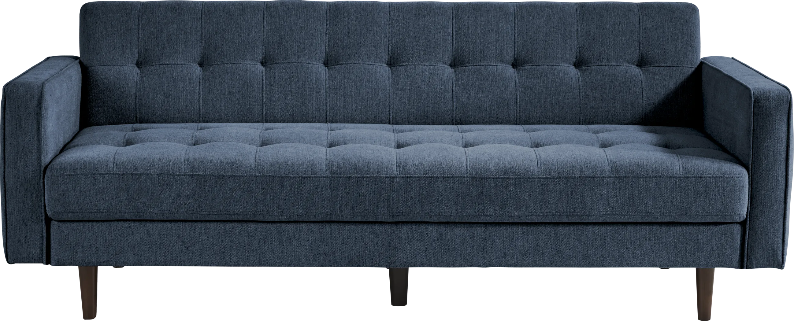 Athens Navy Convertible Sleeper Sofa - Image 5