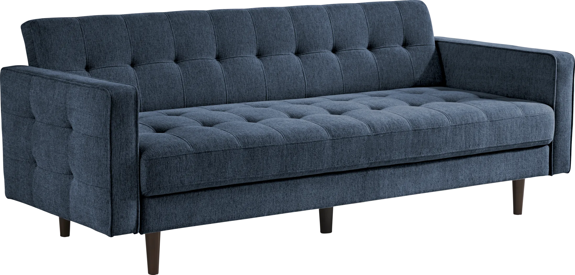Athens Navy Convertible Sleeper Sofa - Image 6