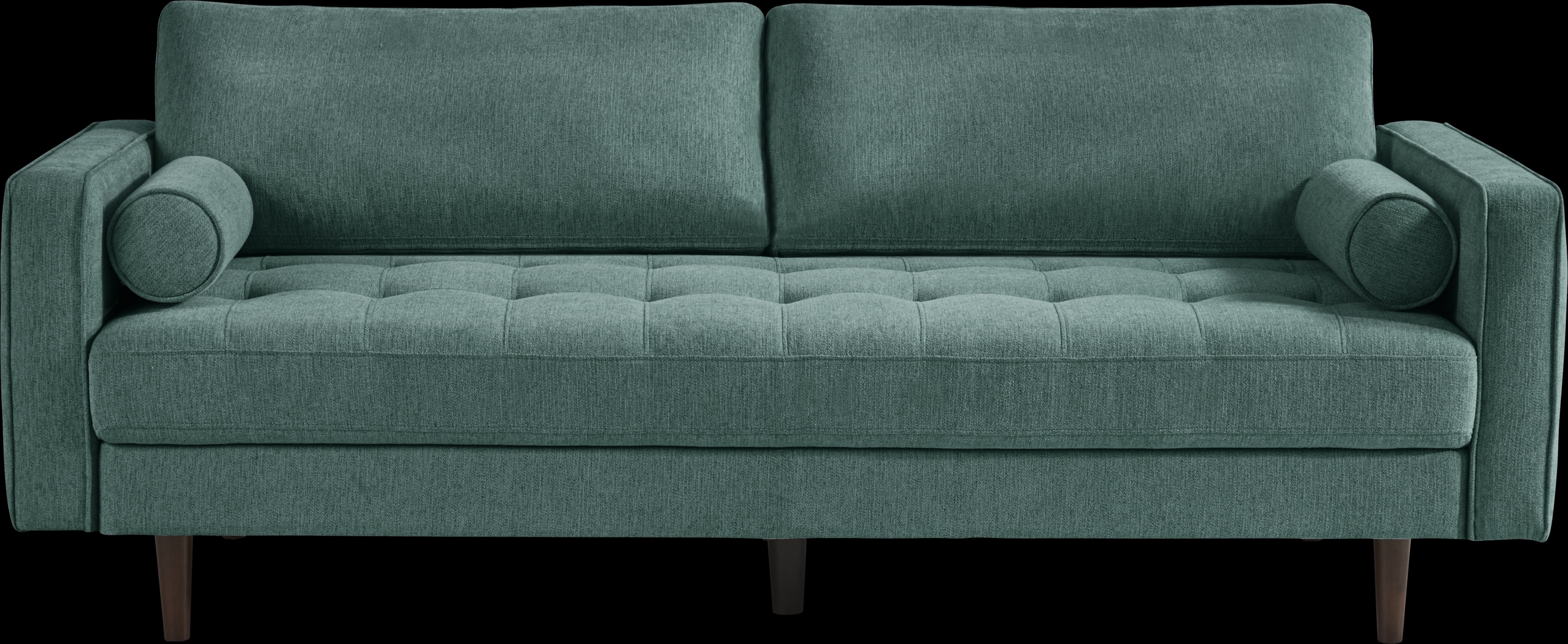 Athens Teal Convertible Sleeper Sofa - Thumbnail - Image 3