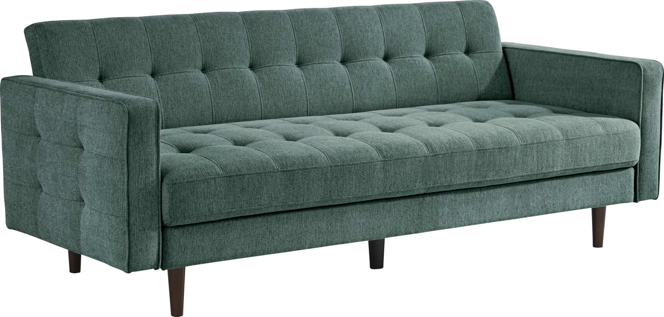 Athens Teal Convertible Sleeper Sofa - Image 6
