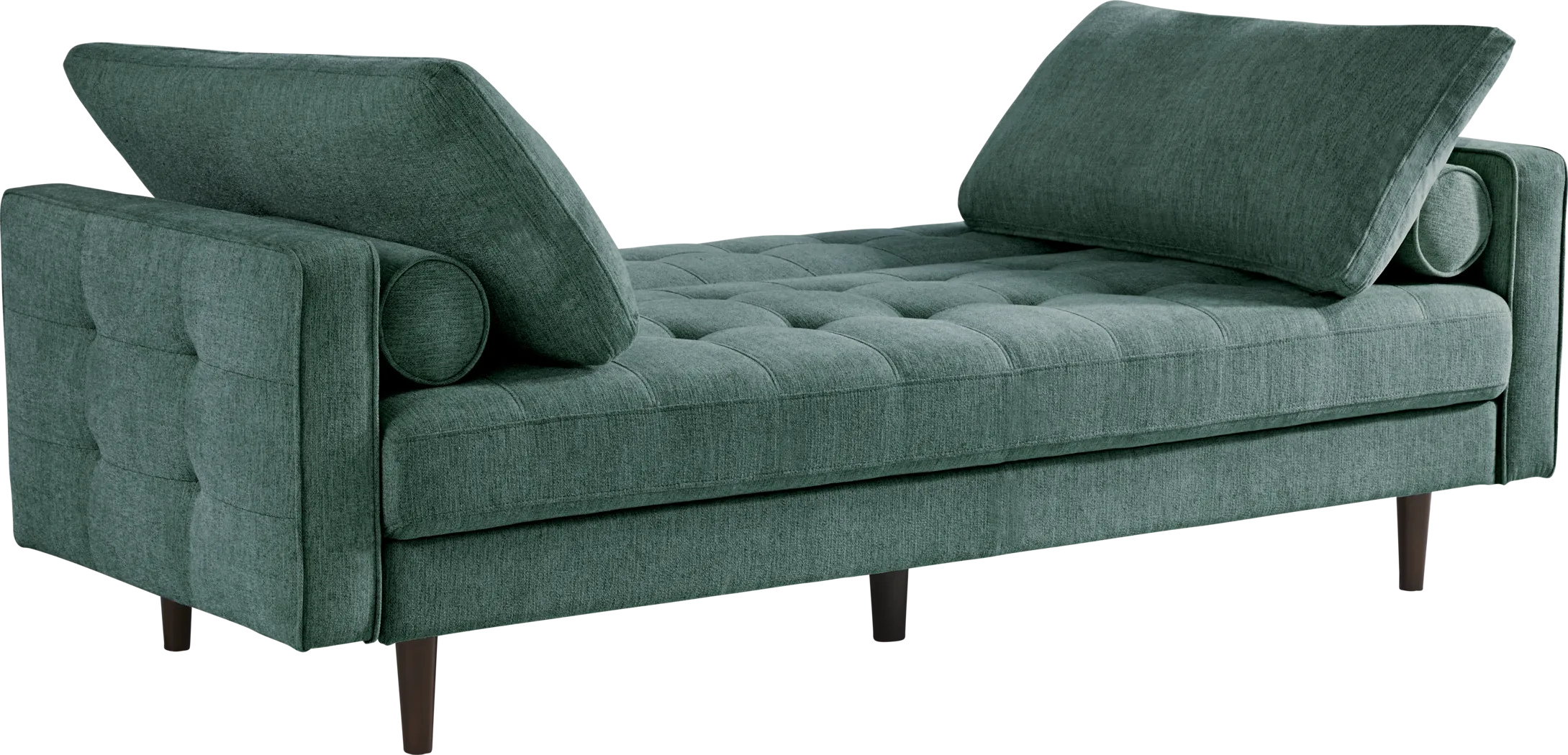 Athens Teal Convertible Sleeper Sofa - Image 9