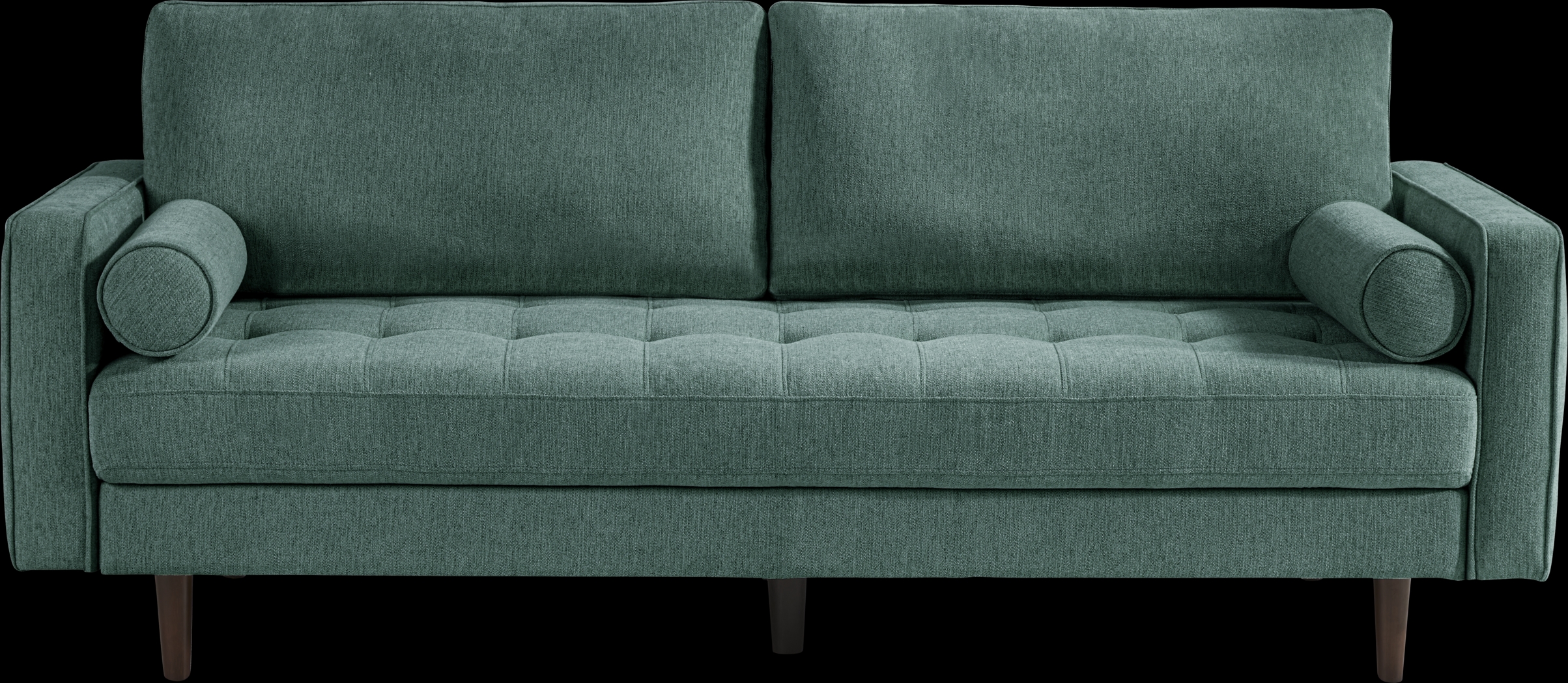 Athens Teal Convertible Sleeper Sofa - Thumbnail - Image 1