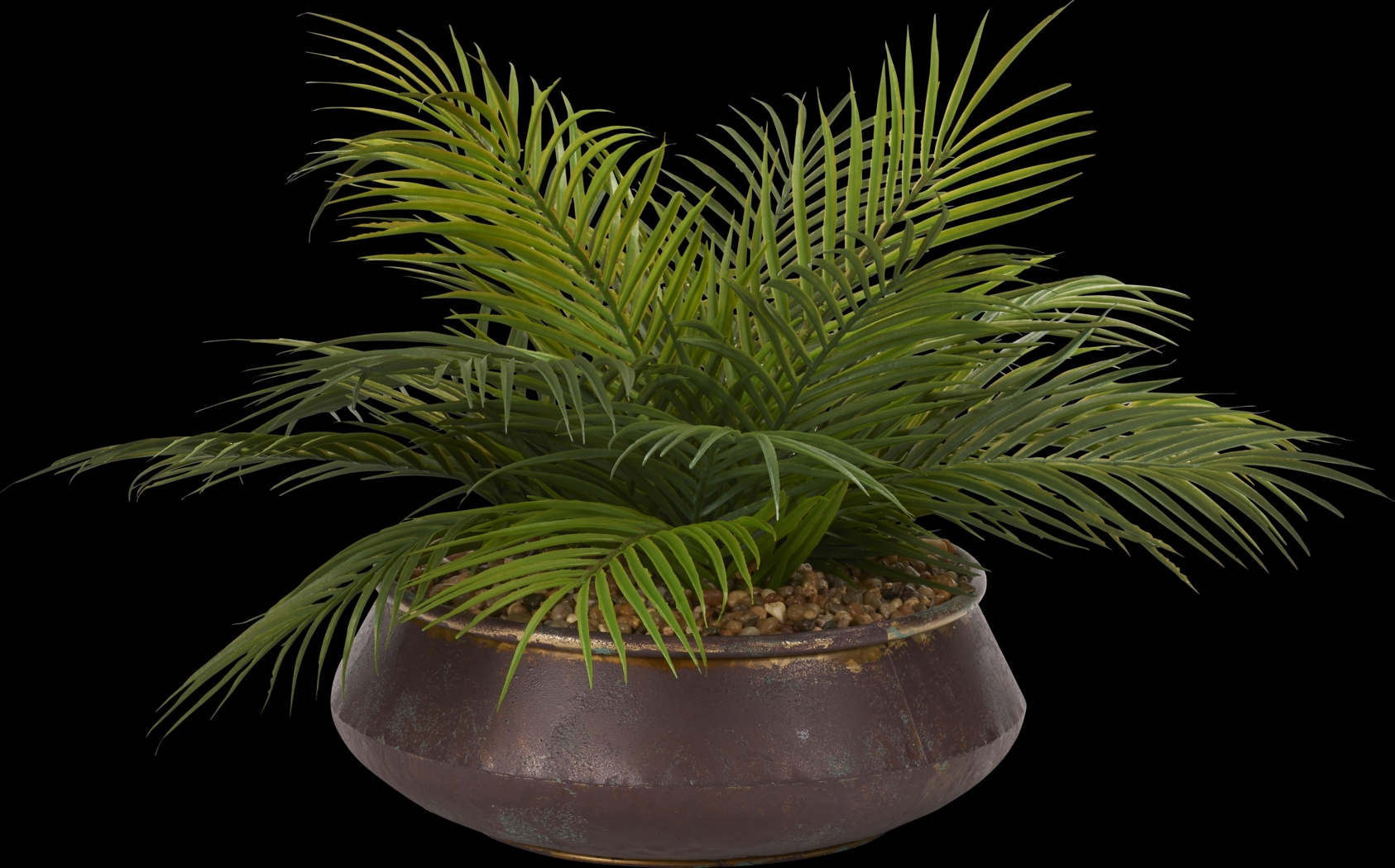 Athiran Green Palm Silk Plant - Thumbnail - Image 1