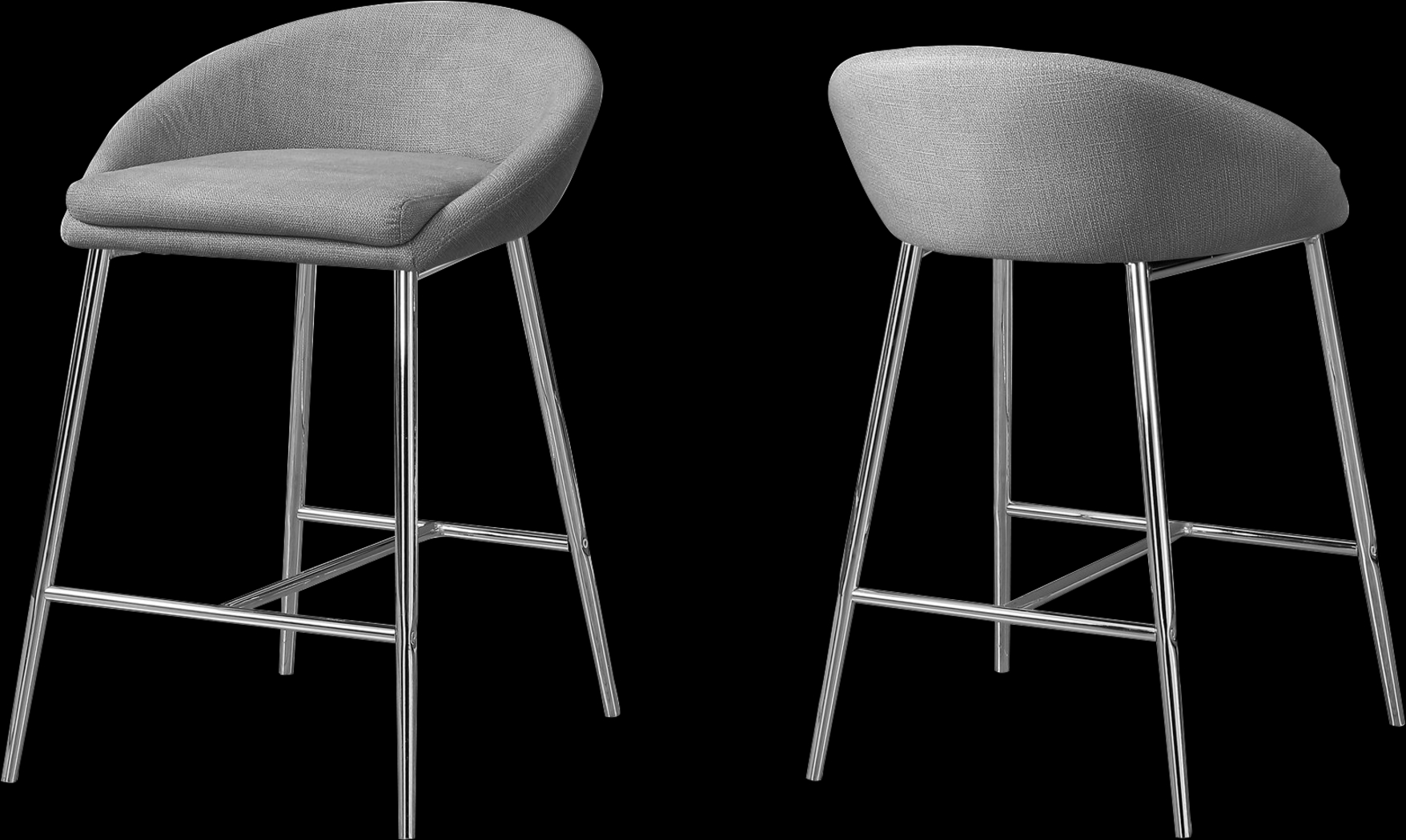 Athlone Gray Counter Height Stool (Set of 2) - Thumbnail - Image 1