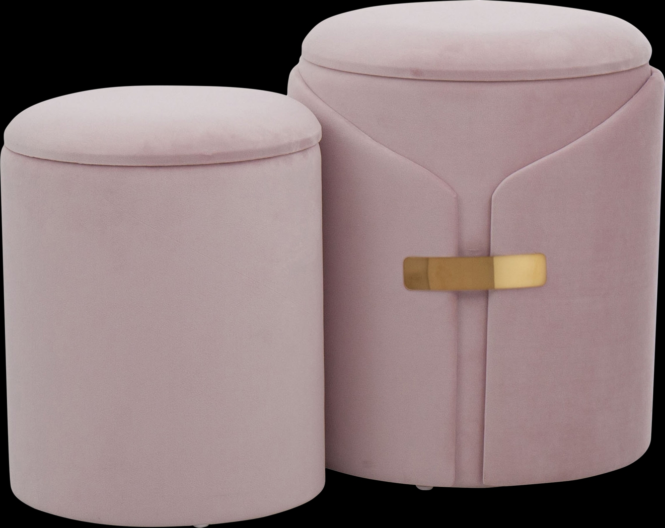 Atholgate Blush Ottoman, Set of 2 - Thumbnail - Image 1