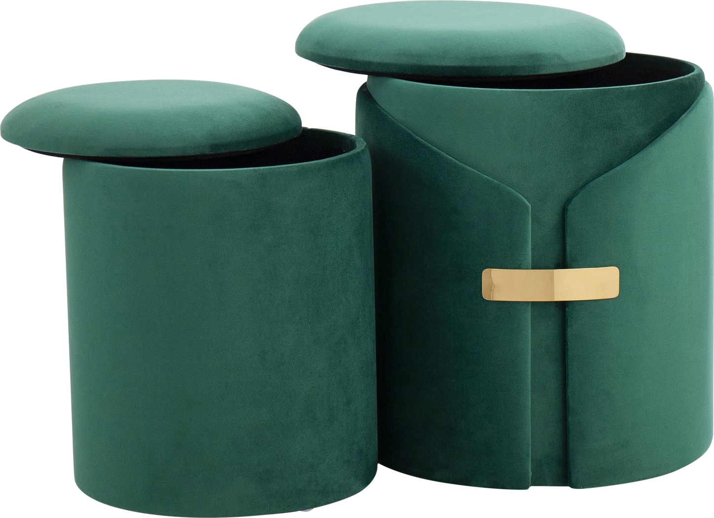 Atholgate Green Ottoman, Set of 2 - Thumbnail - Image 5