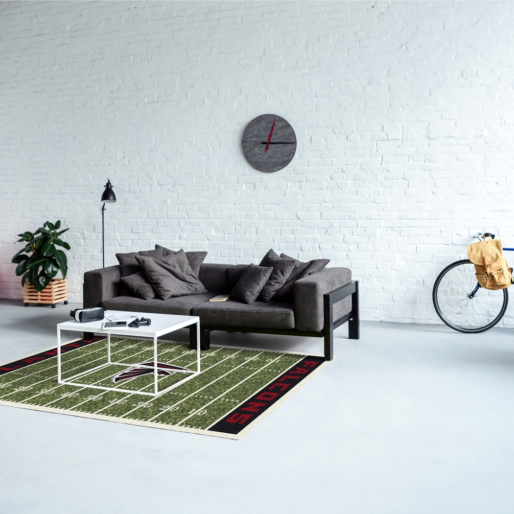 Atlanta Falcons Green 4' x 6' Rug - Thumbnail - Image 3