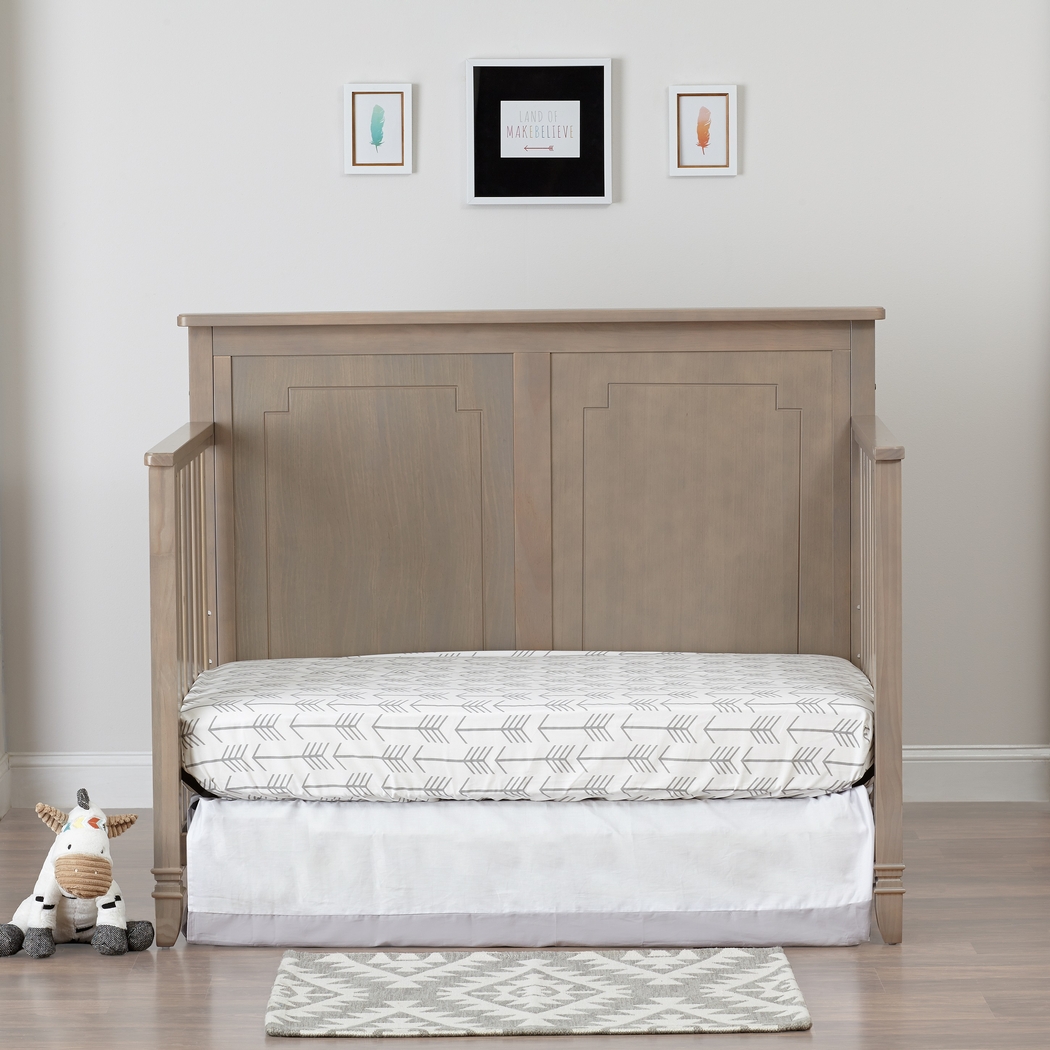 Atley Gray Convertible Crib with Toddler Rail - Thumbnail - Image 2