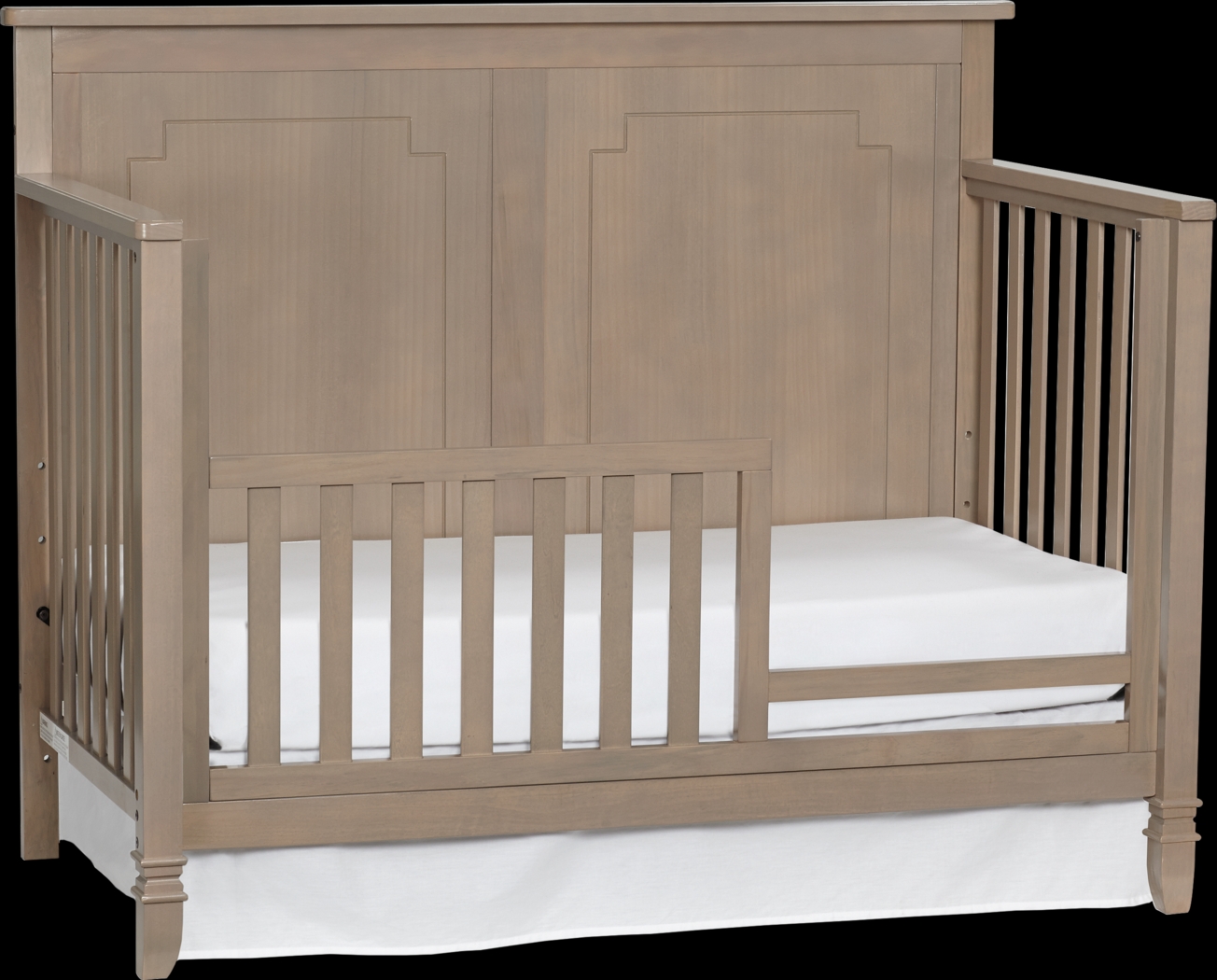 Atley Gray Convertible Crib with Toddler Rail - Thumbnail - Image 8