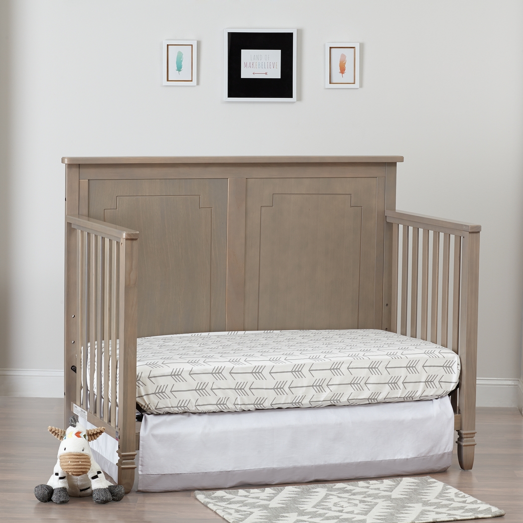 Atley Gray Convertible Crib with Toddler Rail - Thumbnail - Image 10