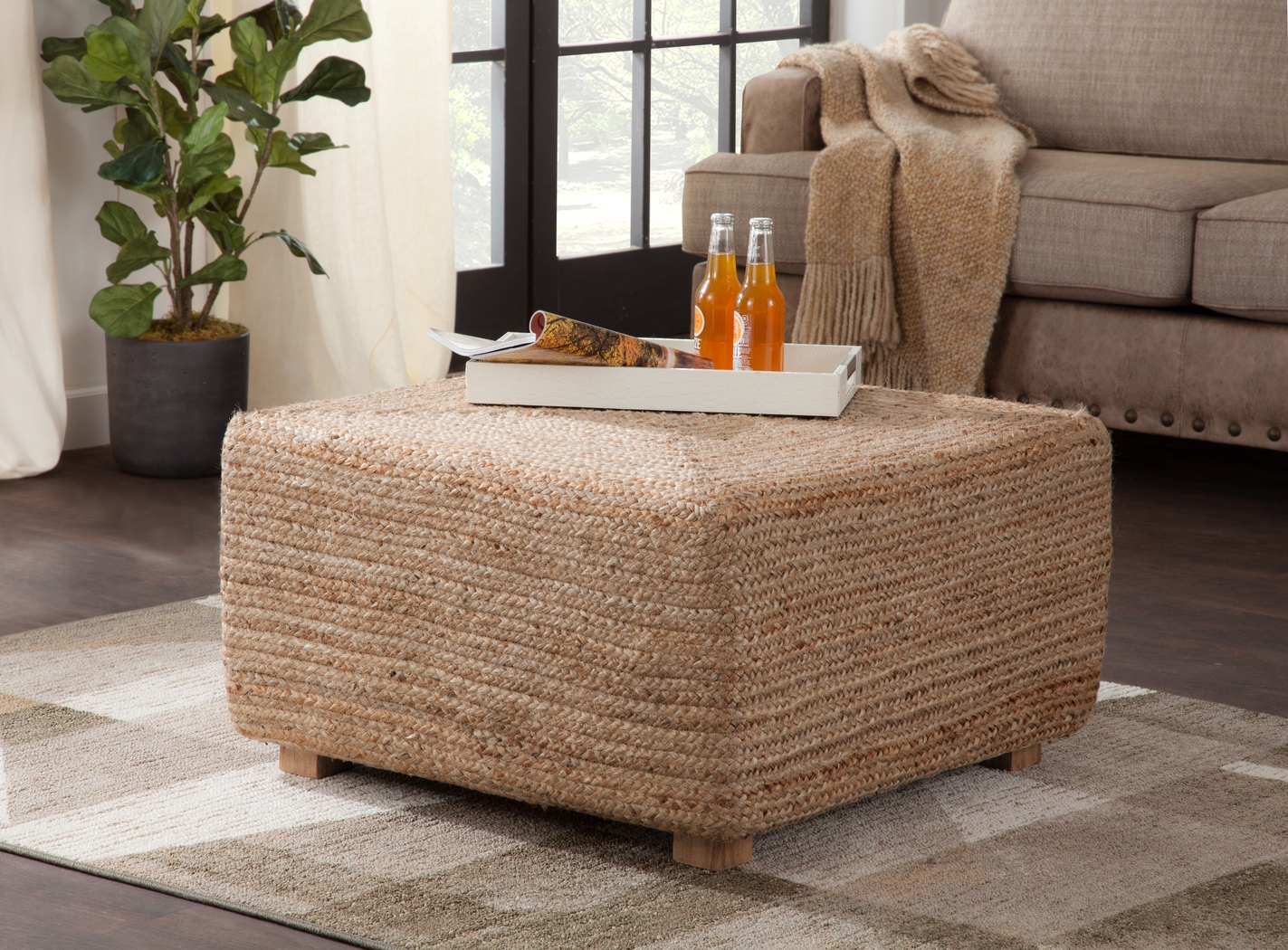 Atmel Brown Cocktail Table - Thumbnail - Image 2