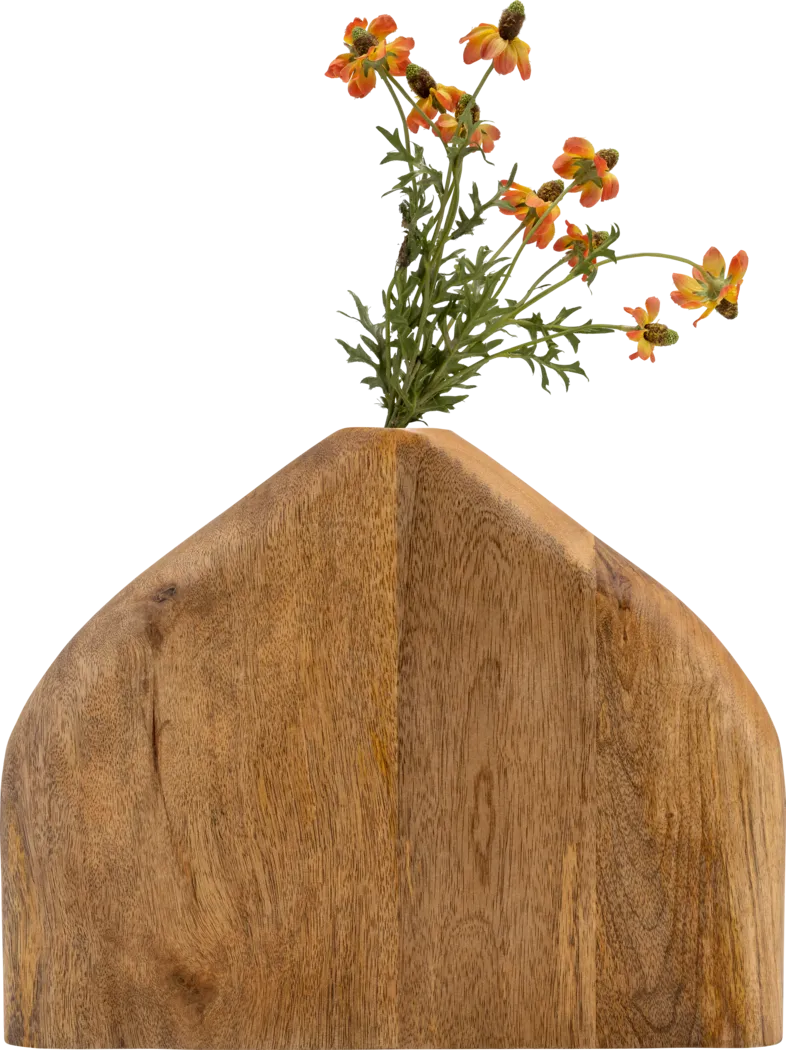 Atmell Brown 11 in. Vase - Thumbnail - Image 2