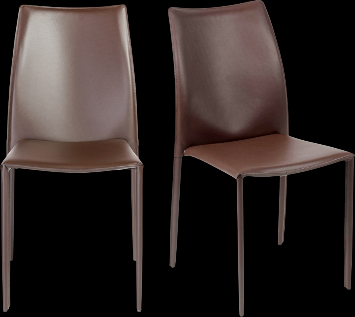 Attakapas Brown Dining Chair, Set of 2 - Thumbnail - Image 1