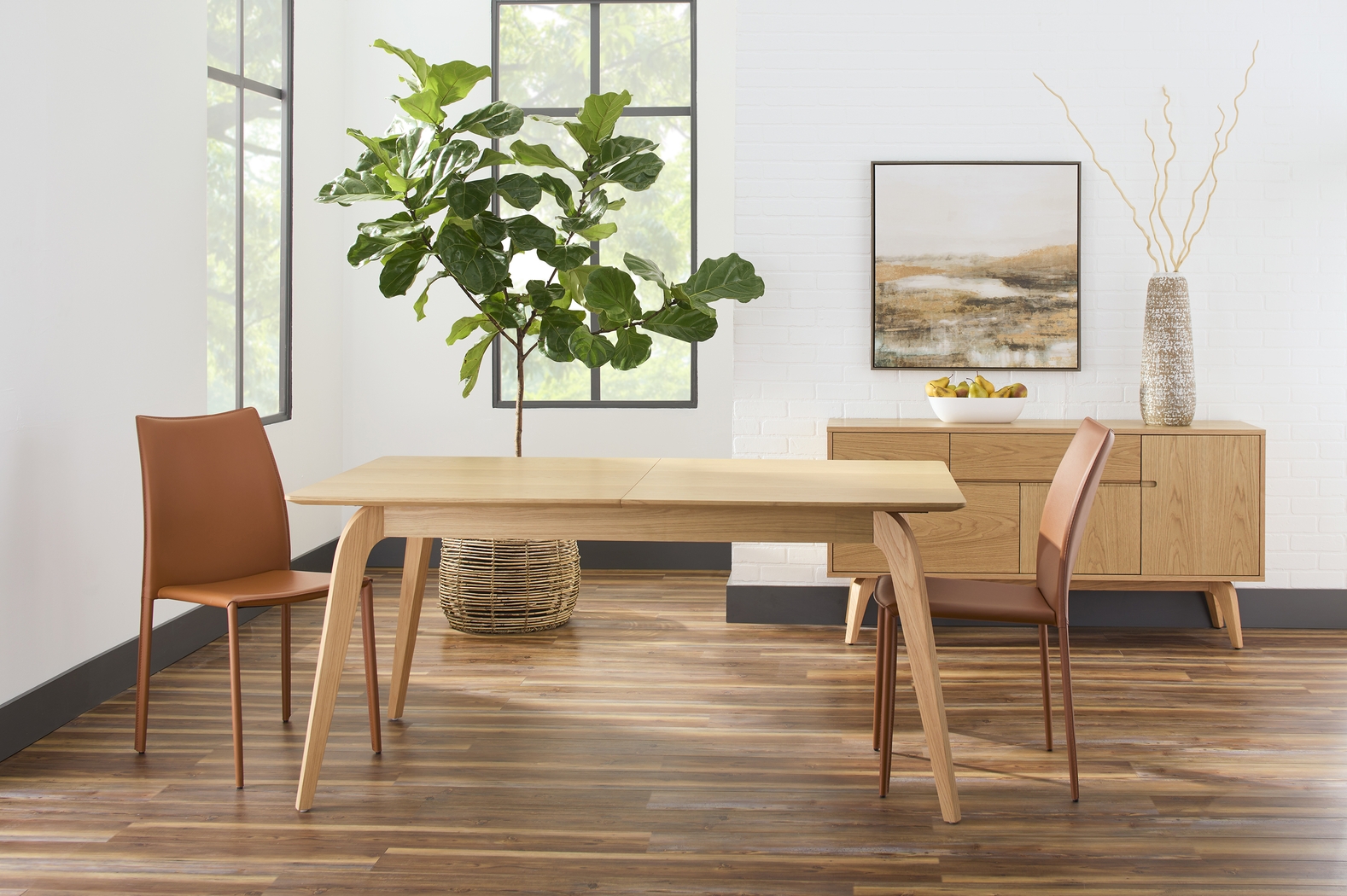 Attakapas Cognac Dining Chair, Set of 2 - Thumbnail - Image 2