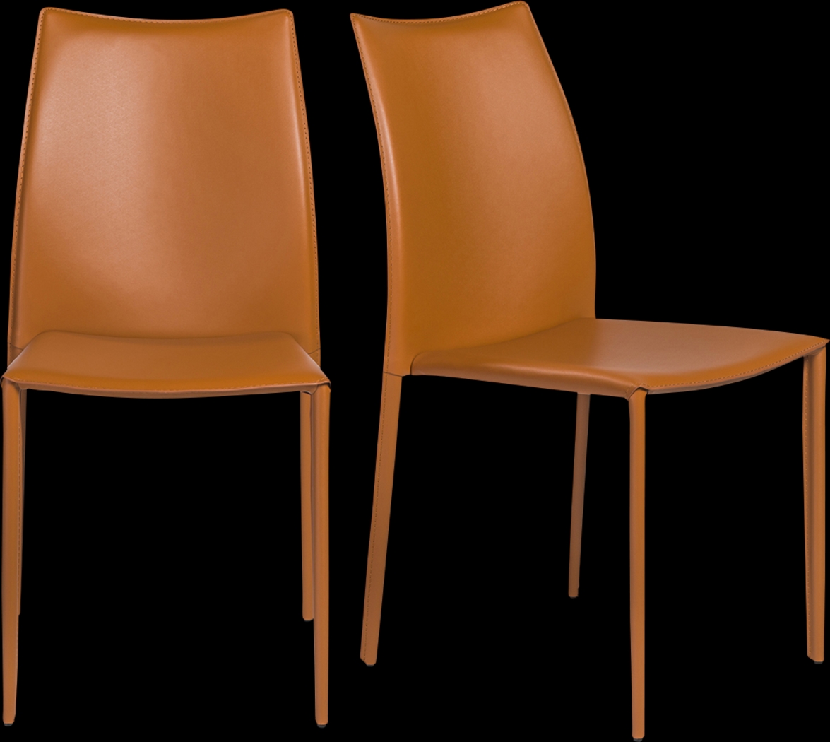 Attakapas Cognac Dining Chair, Set of 2 - Thumbnail - Image 1