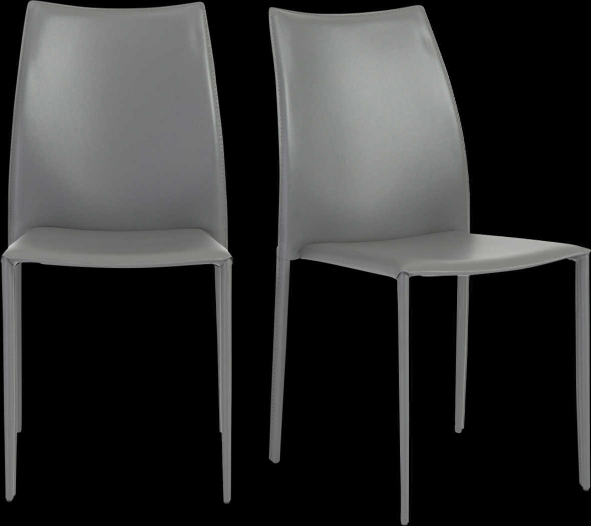 Attakapas Gray Dining Chair, Set of 2 - Thumbnail - Image 1