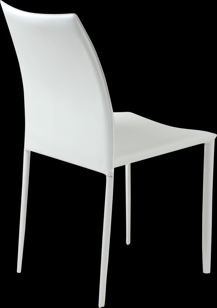 Attakapas White Dining Chair, Set of 2 - Thumbnail - Image 6