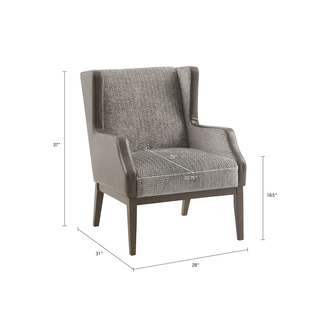 Attalla Cream Accent Chair - Thumbnail - Image 7