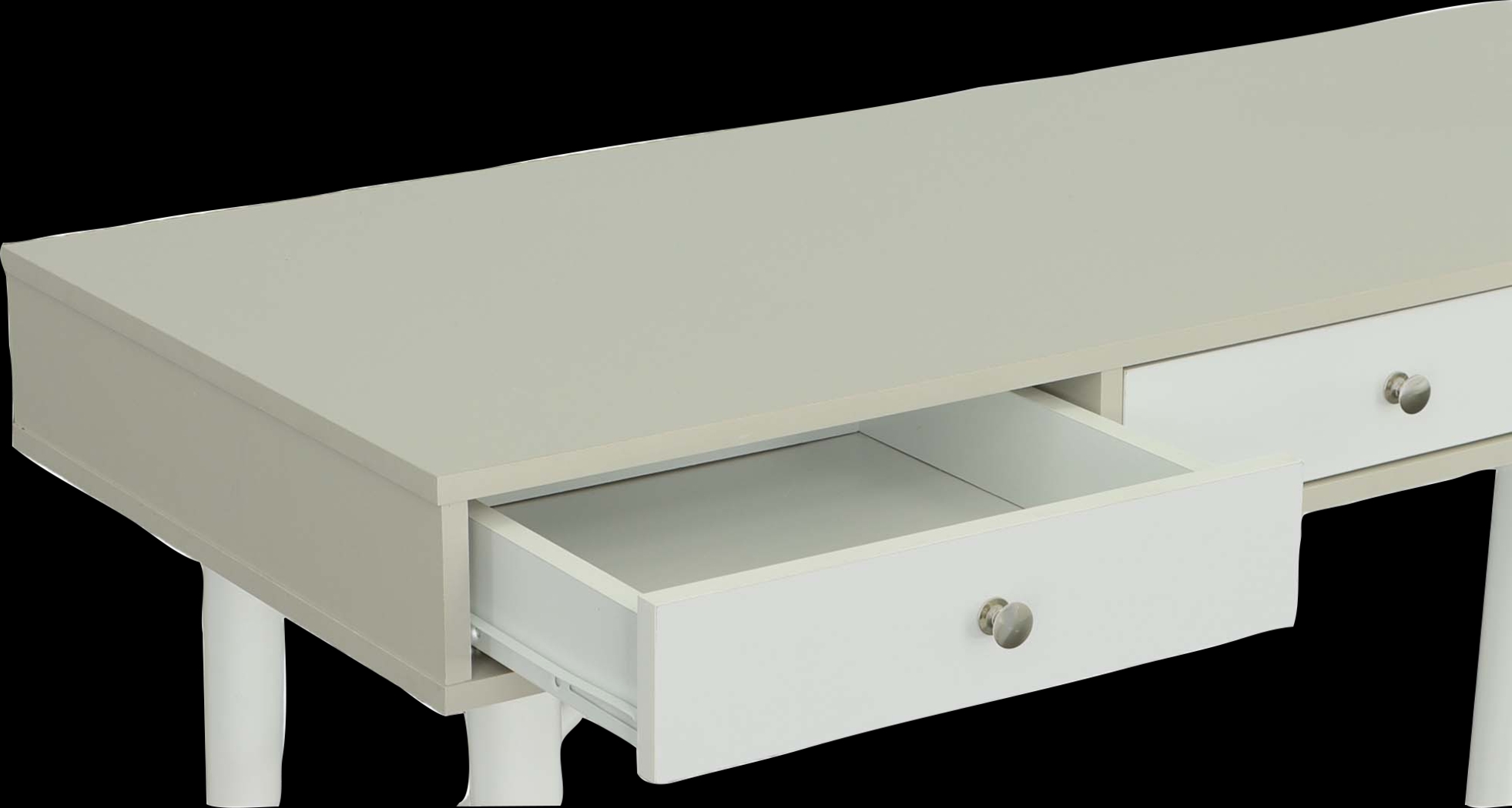 Attems White Vanity Desk - Thumbnail - Image 3