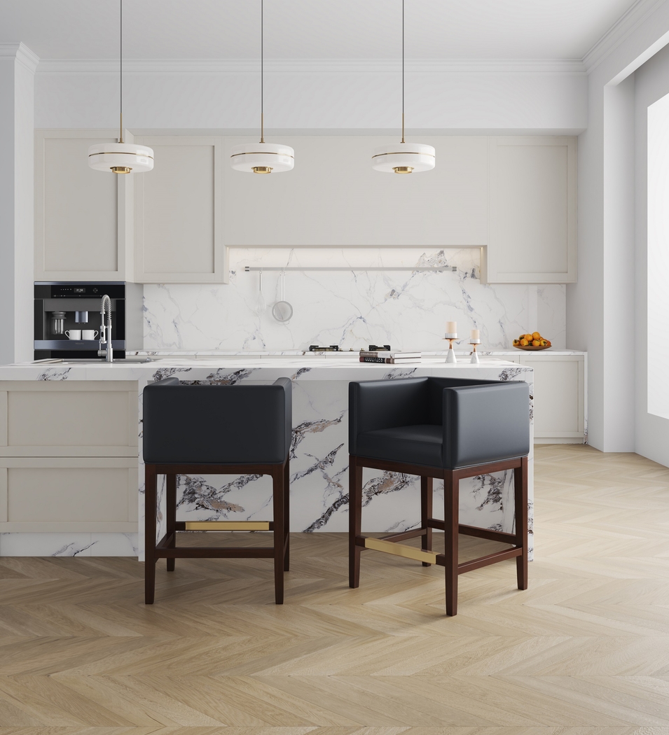 Atterbrock Black Counter Height Stool - Thumbnail - Image 3