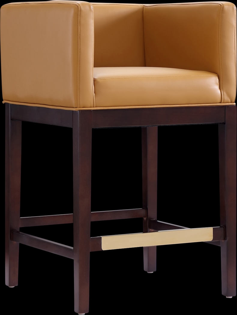 Atterbrock Camel Counter Height Stool - Thumbnail - Image 1