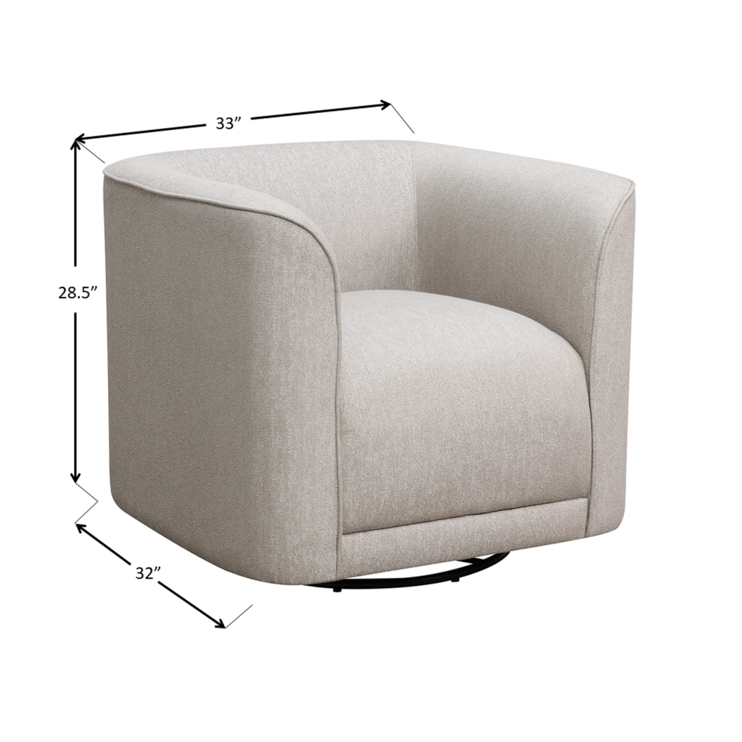 Attwick Beige Accent Chair - Thumbnail - Image 6