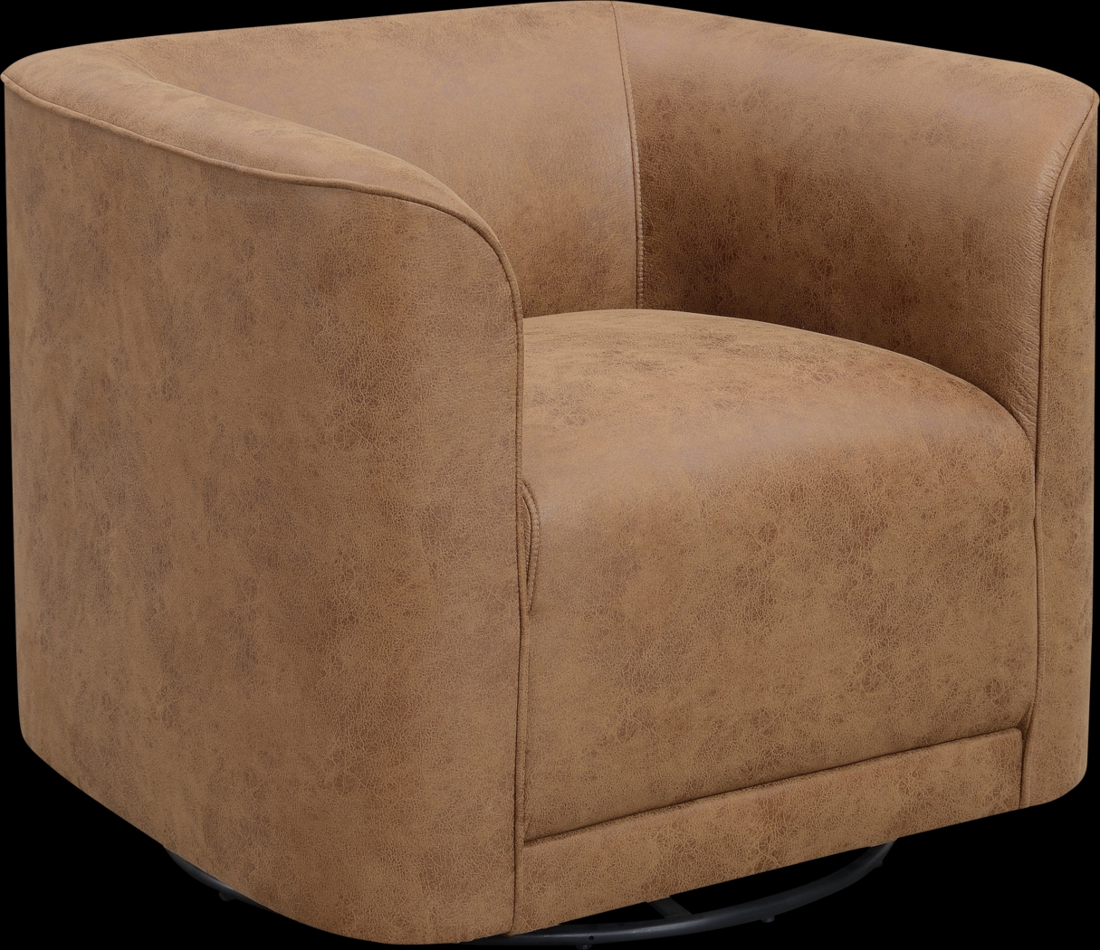 Attwick Brown Accent Chair - Thumbnail - Image 1
