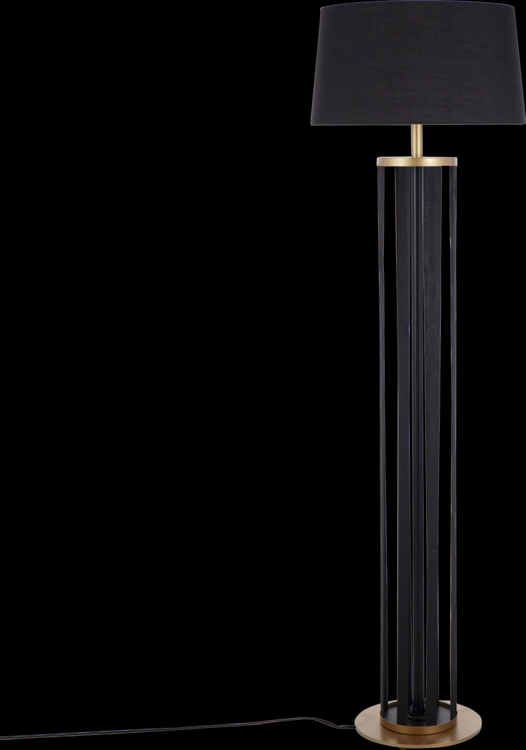 Atwater Cay Black Floor Lamp - Thumbnail - Image 1