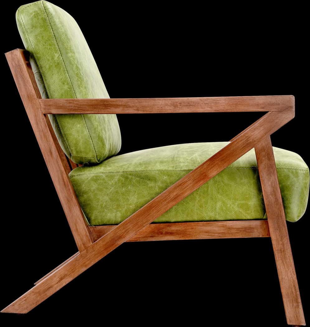 Atwell Green Accent Chair - Thumbnail - Image 2
